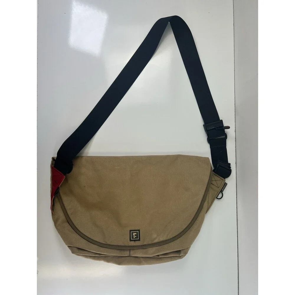 Rickshaw Bagworks Messenger Bag Laptop Canvas Tote Bag USA Adjustable Strap